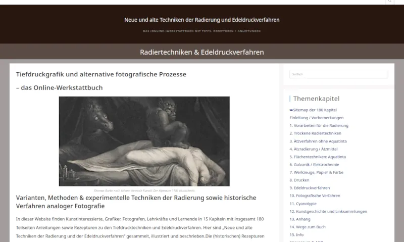 Radierung und Druckgrafik